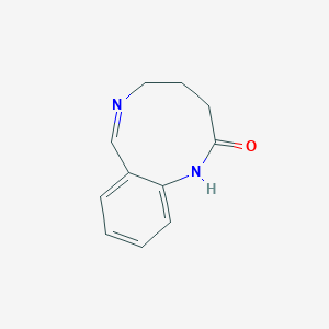 molecular formula C11H12N2O B14589111 (6Z)-1,3,4,5-Tetrahydro-2H-1,6-benzodiazonin-2-one CAS No. 61453-29-0