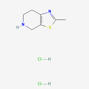 2-Methyl-4,5,6,7-tetrahydro[1,3]thiazolo[5,4-c]pyridine dihydrochloride