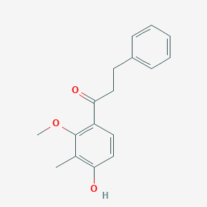 1-(4-Hydroxy-2-methoxy-3-methylphenyl)-3-phenylpropan-1-one