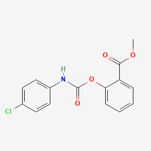 Methyl 2-{[(4-chlorophenyl)carbamoyl]oxy}benzoate