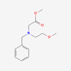 molecular formula C13H19NO3 B1458920 2-[苄基(2-甲氧基乙基)氨基]乙酸甲酯 CAS No. 1803604-97-8