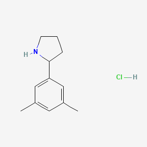2-(3,5-Dimethylphenyl)pyrrolidine hydrochloride