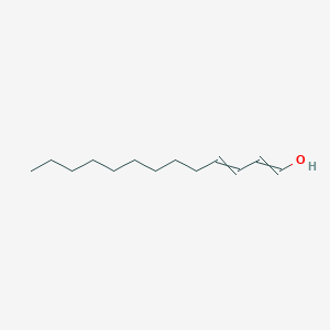 molecular formula C13H24O B14589228 Trideca-1,3-dien-1-OL CAS No. 61215-69-8