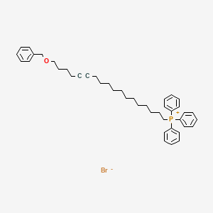 [18-(Benzyloxy)octadec-13-yn-1-yl](triphenyl)phosphanium bromide