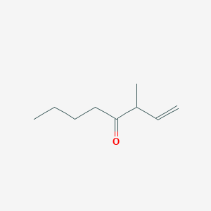 molecular formula C9H16O B14589238 3-Methyloct-1-EN-4-one CAS No. 61122-64-3