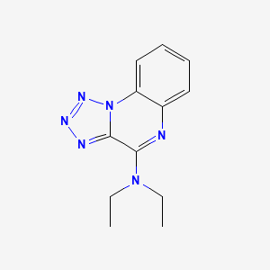 molecular formula C12H14N6 B14589245 N,N-Diethyltetrazolo[1,5-a]quinoxalin-4-amine CAS No. 61148-28-5