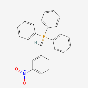 molecular formula C25H20NO2P B14589279 Phosphorane, [(3-nitrophenyl)methylene]triphenyl- CAS No. 61110-97-2