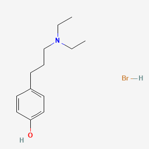 4-[3-(Diethylamino)propyl]phenol;hydrobromide