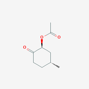 (1S,5R)-5-Methyl-2-oxocyclohexyl acetate