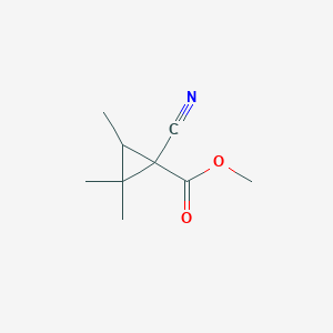 Methyl 1-cyano-2,2,3-trimethylcyclopropane-1-carboxylate