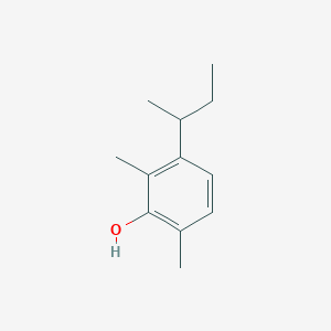 molecular formula C12H18O B14589507 3-(Butan-2-yl)-2,6-dimethylphenol CAS No. 61248-68-8