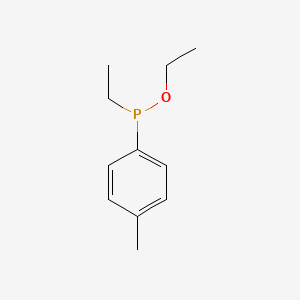 molecular formula C11H17OP B14589517 Ethyl ethyl(4-methylphenyl)phosphinite CAS No. 61388-11-2