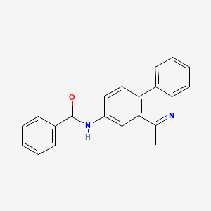 molecular formula C21H16N2O B1458953 N-(6-methylphenanthridin-8-yl)benzamide CAS No. 861814-97-3