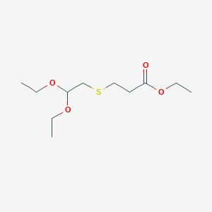 Ethyl 3-[(2,2-diethoxyethyl)sulfanyl]propanoate