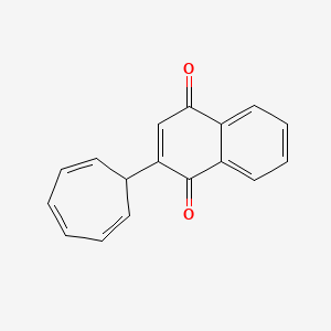 2-(Cyclohepta-2,4,6-trien-1-yl)naphthalene-1,4-dione