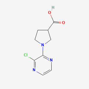 1-(3-Chloropyrazin-2-yl)pyrrolidine-3-carboxylic acid