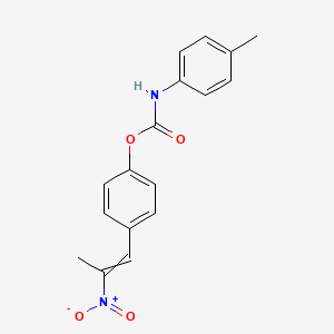 4-(2-Nitroprop-1-en-1-yl)phenyl (4-methylphenyl)carbamate