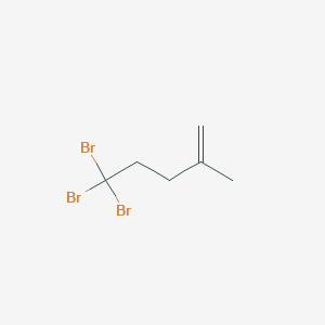 molecular formula C6H9Br3 B14589573 5,5,5-Tribromo-2-methylpent-1-ene CAS No. 61446-97-7