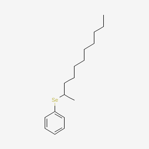 [(Undecan-2-yl)selanyl]benzene