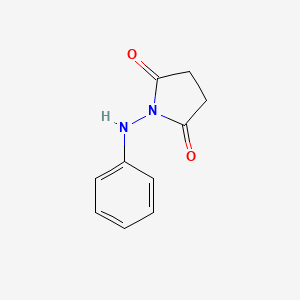 molecular formula C10H10N2O2 B14589607 2,5-Pyrrolidinedione, 1-(phenylamino)- CAS No. 61152-66-7