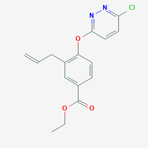 molecular formula C16H15ClN2O3 B14589611 Agn-PC-0nig3R CAS No. 61075-02-3