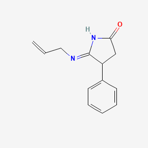 2H-Pyrrol-2-one, 3,4-dihydro-4-phenyl-5-(2-propenylamino)-