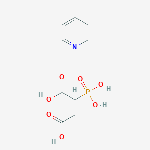 molecular formula C9H12NO7P B14589616 2-Phosphonobutanedioic acid;pyridine CAS No. 61258-31-9