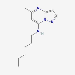 N-Hexyl-5-methylpyrazolo[1,5-A]pyrimidin-7-amine