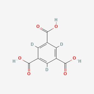 molecular formula C9H6O6 B1458972 1,3,5-苯-2,4,6-D3-三甲酸 CAS No. 62790-27-6