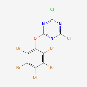 2,4-Dichloro-6-(pentabromophenoxy)-1,3,5-triazine