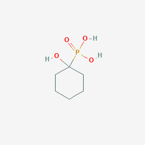 molecular formula C6H13O4P B14589785 (1-Hydroxycyclohexyl)phosphonic acid CAS No. 61470-39-1