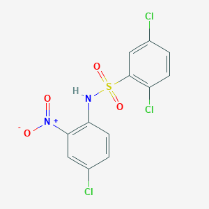 Benzenesulfonamide, 2,5-dichloro-N-(4-chloro-2-nitrophenyl)-