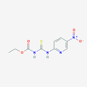 Ethyl [(5-nitro-2-pyridinyl)amino]carbothioylcarbamate