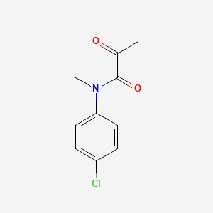 Propanamide, N-(4-chlorophenyl)-N-methyl-2-oxo-