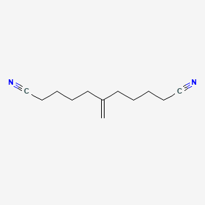 molecular formula C12H18N2 B14589897 6-Methylideneundecanedinitrile CAS No. 61634-97-7