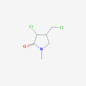 3-Chloro-4-(chloromethyl)-1-methylpyrrolidin-2-one