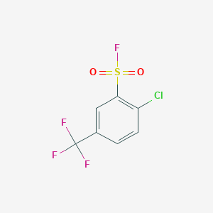 molecular formula C7H3ClF4O2S B1459000 2-Chloro-5-(trifluoromethyl)benzenesulfonyl fluoride CAS No. 1375068-99-7