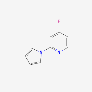 4-Fluoro-2-(1H-pyrrol-1-yl)pyridine