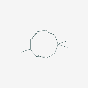 molecular formula C12H18 B14590026 5,9,9-Trimethylcyclonona-1,3,6-triene CAS No. 61244-35-7