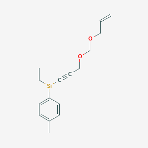 molecular formula C16H21O2Si B14590038 CID 78066203 