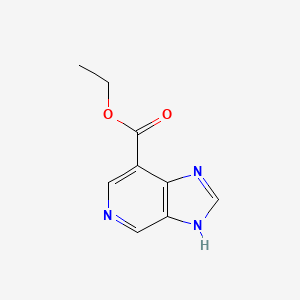 molecular formula C9H9N3O2 B1459005 3H-咪唑并[4,5-c]吡啶-7-甲酸乙酯 CAS No. 1266114-63-9