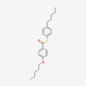 S-(4-Pentylphenyl) 4-(pentyloxy)benzene-1-carbothioate