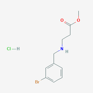 Methyl 3-{[(3-bromophenyl)methyl]amino}propanoate hydrochloride
