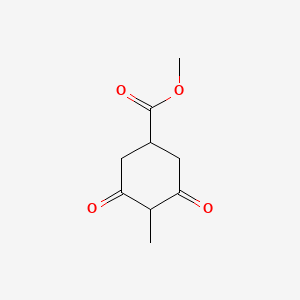 Methyl 4-methyl-3,5-dioxocyclohexane-1-carboxylate