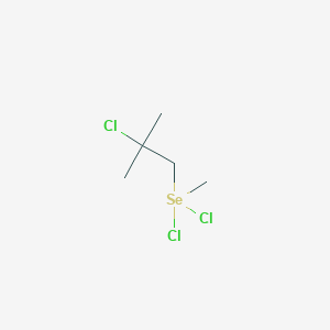 2-Chloro-1-[dichloro(methyl)-lambda~4~-selanyl]-2-methylpropane