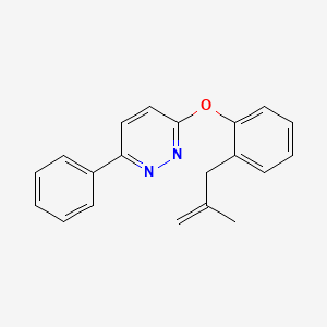 3-[2-(2-Methylprop-2-en-1-yl)phenoxy]-6-phenylpyridazine