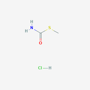 S-methyl carbamothioate;hydrochloride