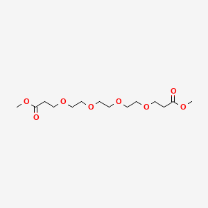 molecular formula C14H26O8 B14590216 Dimethyl 4,7,10,13-tetraoxahexadecane-1,16-dioate CAS No. 61633-18-9