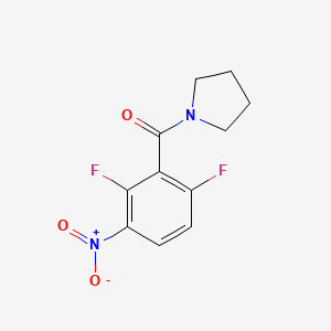molecular formula C11H10F2N2O3 B1459022 1-(2,6-Difluoro-3-nitrobenzoyl)pyrrolidine CAS No. 1417569-01-7