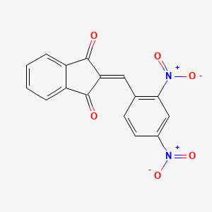 2-[(2,4-Dinitrophenyl)methylidene]-1H-indene-1,3(2H)-dione